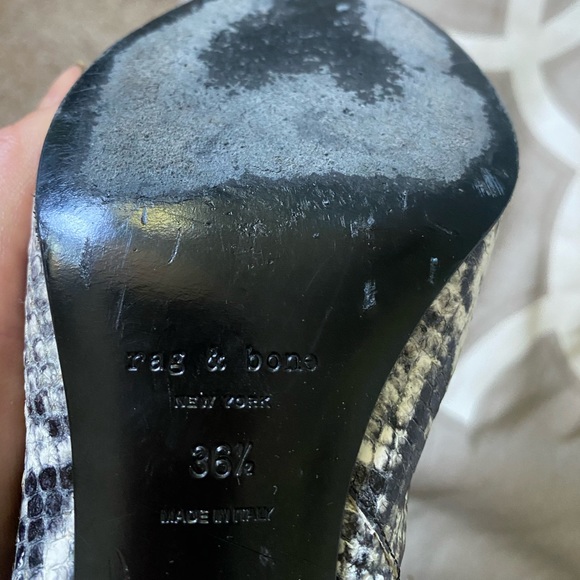 ***Sold****Rag & Bone Leather Beha Ankle Booties - So unique!! - Picture 13 of 13